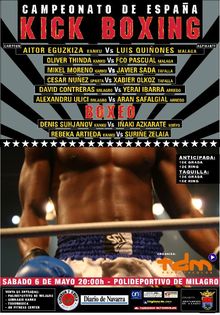 Luchadores KO Arena en Campeonato España Kickboxing
