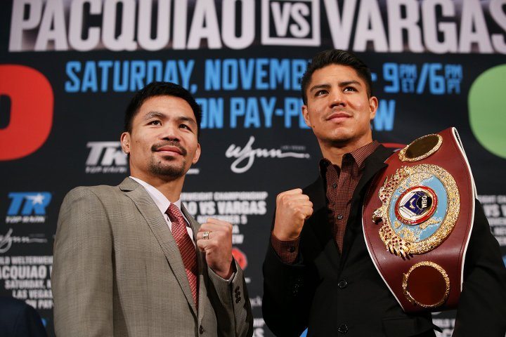 Manny Pacquiao VS Jessie Vargas para el 5 de Noviembre