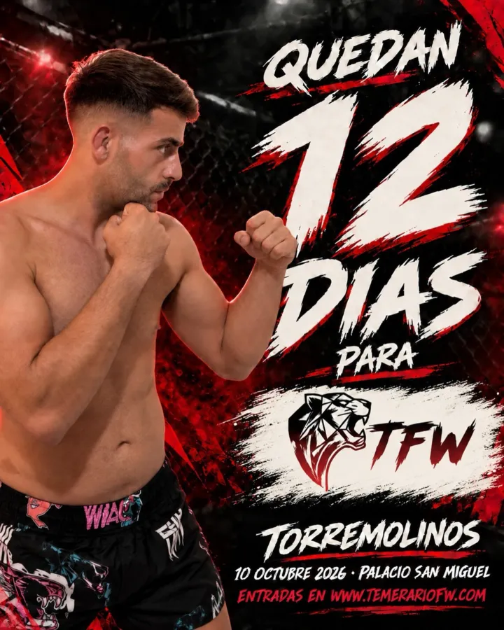 Temerario Fight Warriors, evento de MMA en Torremolinos el 10 de octubre