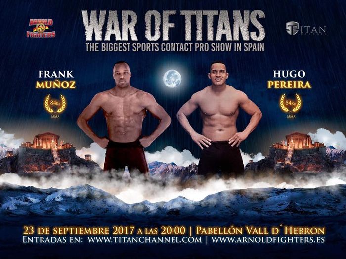 War Of Titans, el debut de Frank Muñoz en MMA en Barcelona