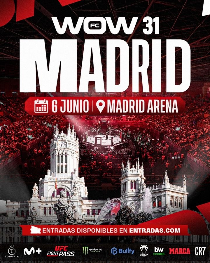 WOW 31 regresa al Madrid Arena el 6 de junio con Mokaev como gran fichaje